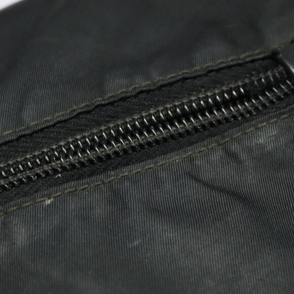 Authentic PRADA Shoulder Bag Nylon Black Silver - Picture 16 of 16